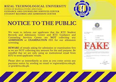 Announcement – Rizal Technological University .